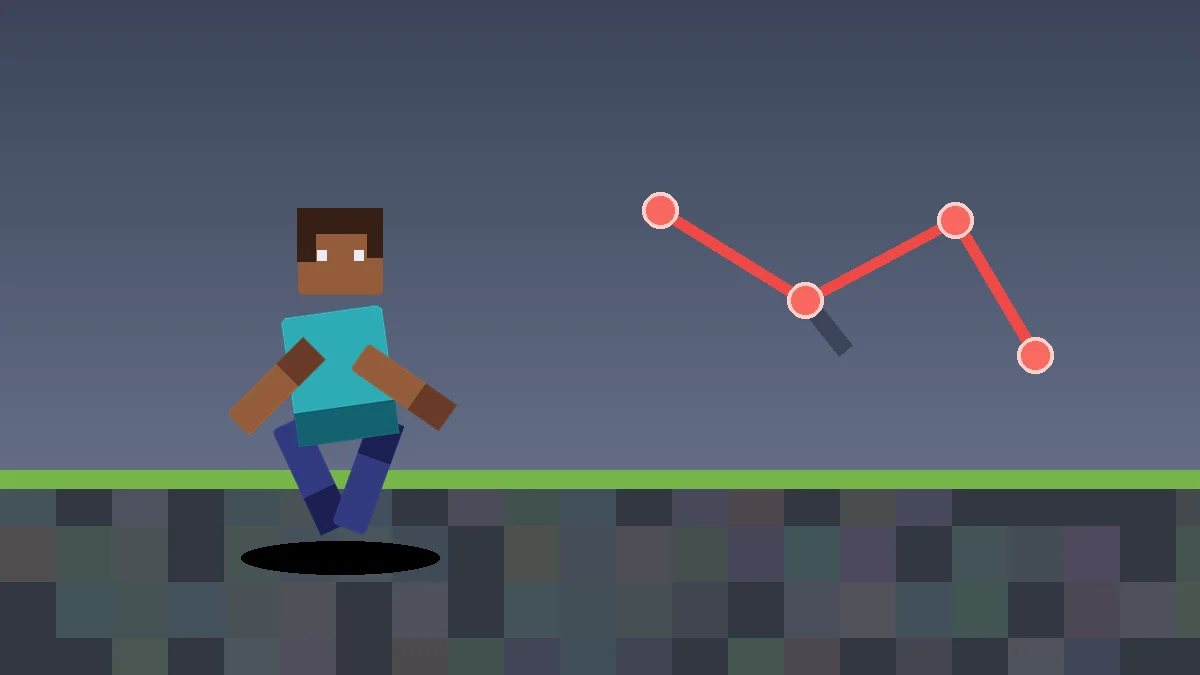 Player animation troubleshooting scene with a broken dependency path