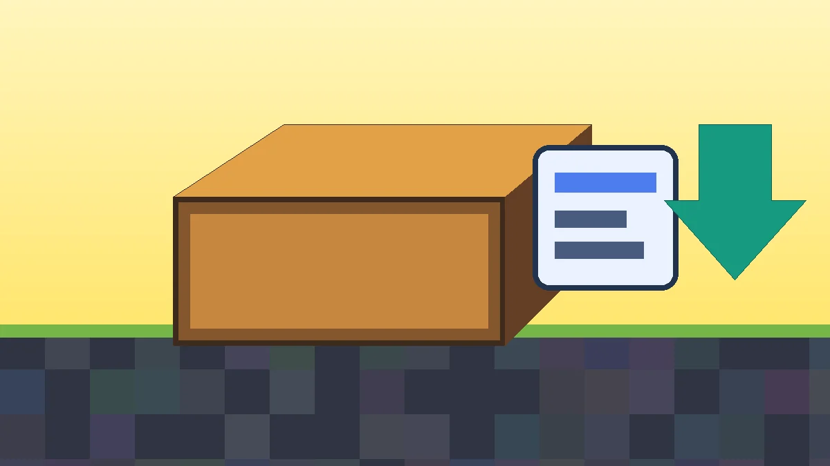 Voxel-style mod file download and installation package scene